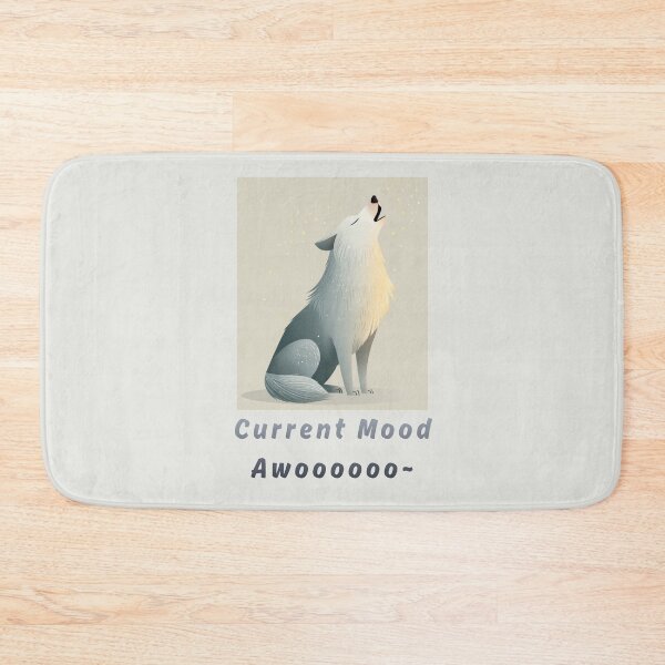 Item preview, Current Mood: Awooooo~ designed and sold by bubblyrainbow.
