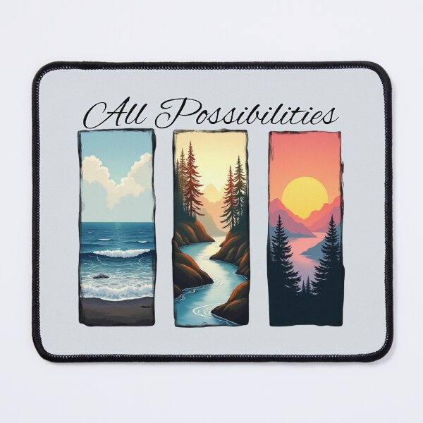 Item preview, All Possibilities - Nature Triptych Landscape designed and sold by PriyaMagic.