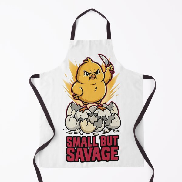 Item preview, Small But Savage Chick – Cute Angry Animal Funny Meme Design designed and sold by MoodFit2026.