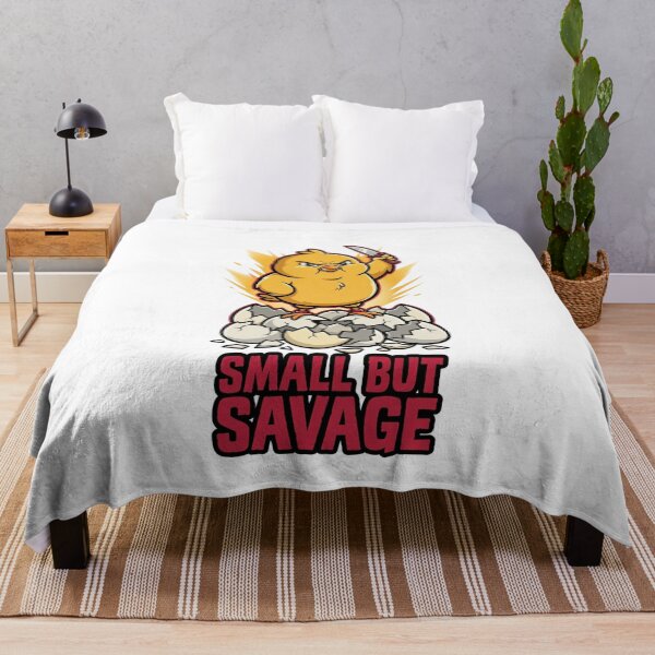 Item preview, Small But Savage Chick – Cute Angry Animal Funny Meme Design designed and sold by MoodFit2026.