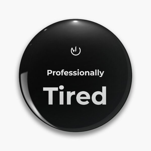Item preview, Professionally Tired Funny Office Humor Minimalist Shirt designed and sold by mostly_offline.