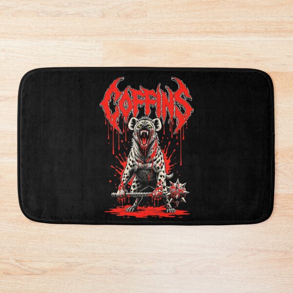 Item preview, Brutal Bloody Hyena - Heavy Metal Animal Weapons designed and sold by CoffinsArt.