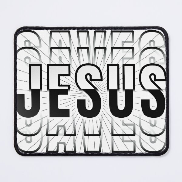 Item preview, Jesus Saves Christian Typography Shirt | Bold Faith Statement Black/White designed and sold by printGalleries.
