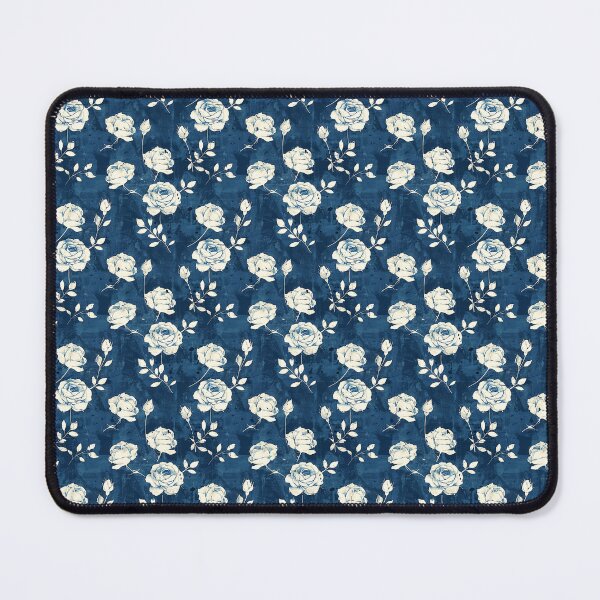 Item preview, Vintage Blue Floral Pattern designed and sold by LouieVanille.