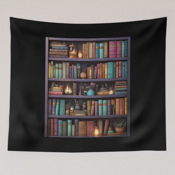 Item preview, Fantasy Bookshelf designed and sold by bubblyrainbow.