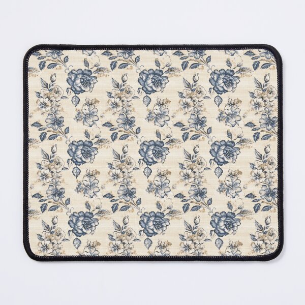 Item preview, Vintage Blue Floral Pattern designed and sold by LouieVanille.