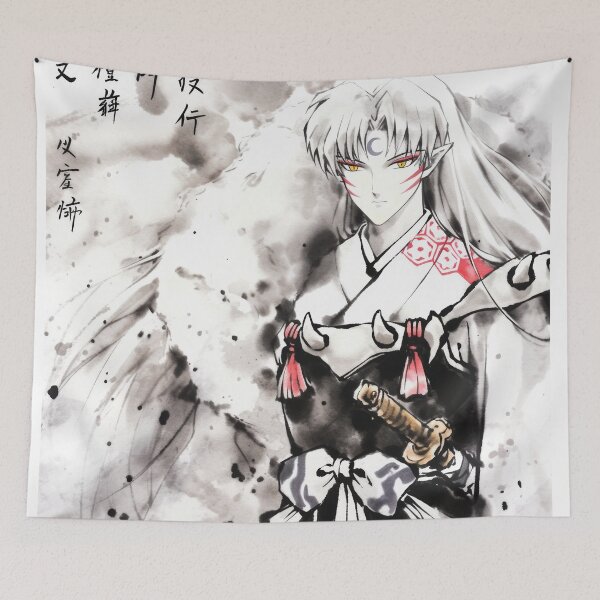 Item preview, Sesshomaru Sumi-e  designed and sold by AnimeArsenalPrints.
