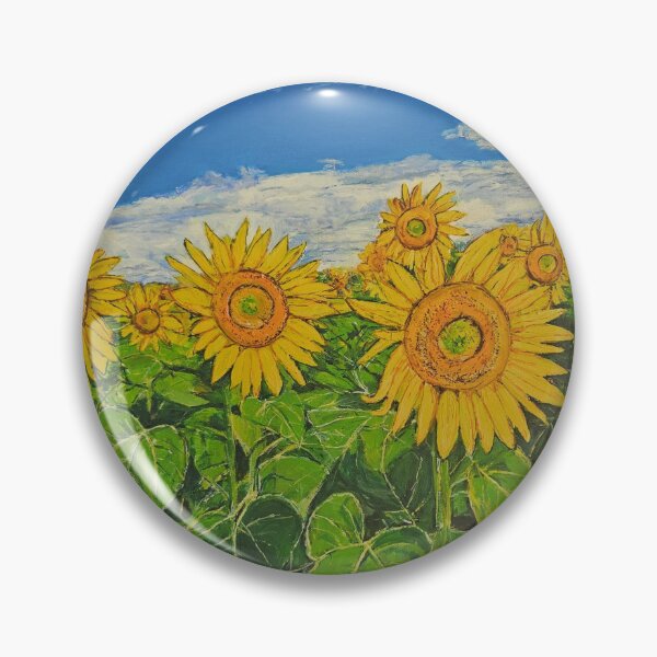 Item preview, Field of Sunflowers designed and sold by ChristineDavisArt.