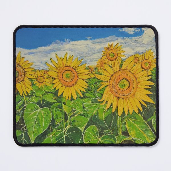 Item preview, Field of Sunflowers designed and sold by ChristineDavisArt.