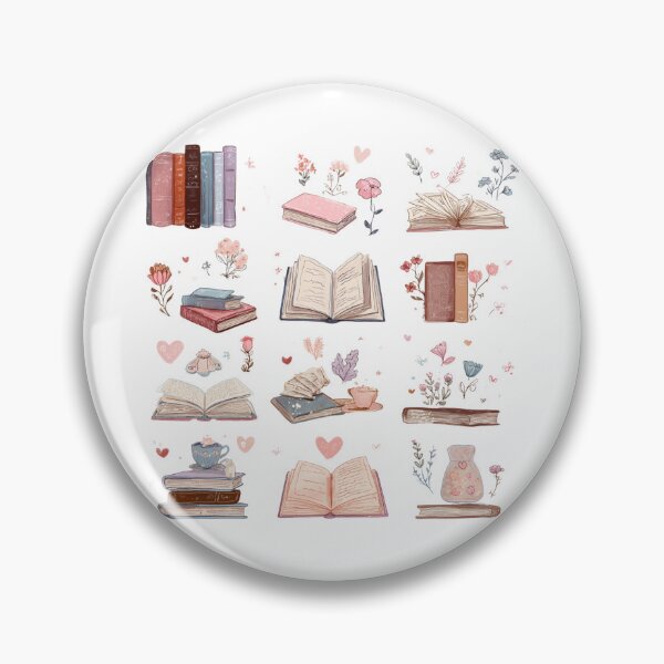 Artikelvorschau, Bücher und Blumen entworfen und verkauft von bubblyrainbow.