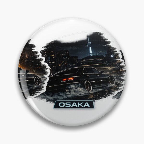 Item preview, Osaka Midnight — Ultra Minimal VIP JDM Drift Sticker designed and sold by Wander Pop Studio.