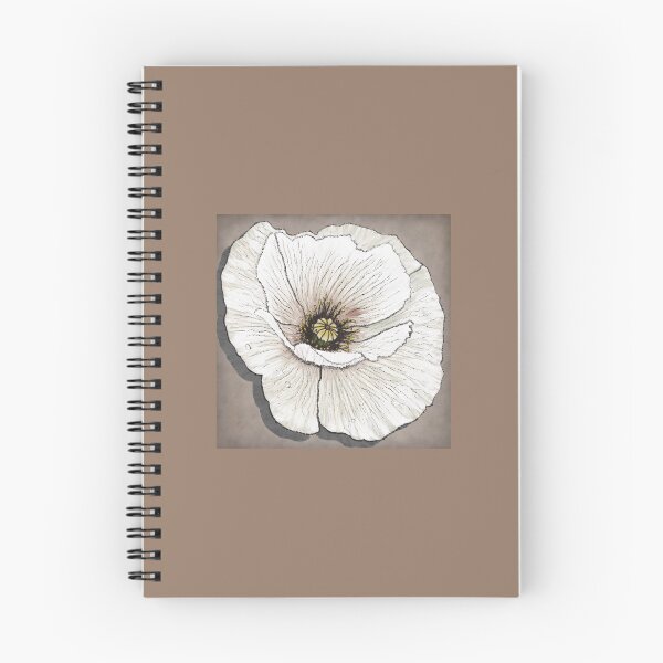 Item preview, Stippled White Peace Poppy designed and sold by DaisyEverbright.