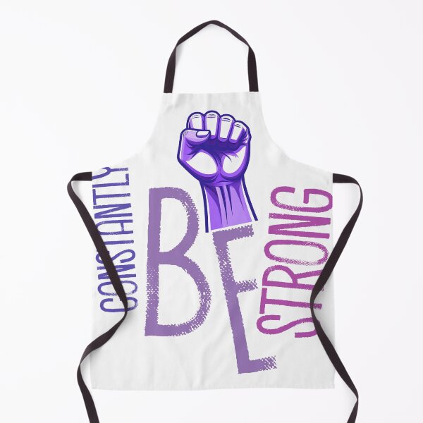 Item preview, Be Constantly Strong – Purple Power Fist Motivational Typography Design designed and sold by ironpalette.