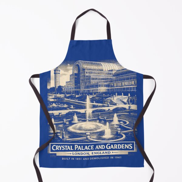 Item preview,  Crystal Palace London - Burned Victorian Masterpiece | Risograph Duotone Print designed and sold by WAUZ.