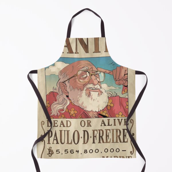 Item preview, Paulo Freire Wanted Poster – One Piece Style Anime Education Philosophy designed and sold by VictorPrimo.