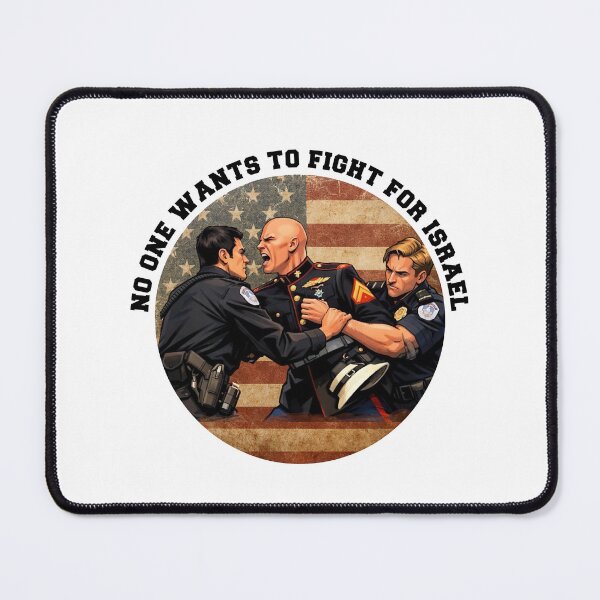 Item preview, No One Wants To Fight For Israel, Anti War Protester Marine Brian McGinnis designed and sold by graphic-genie.