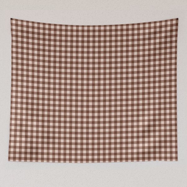 Item preview, Mocha Mousse Gingham Phone Case Cute Aesthetic Gift for Her, Cozy Mocha Checkerboard Throw Blanket Modern Home Decor Gift, Retro Mocha Plaid Journal Cute Minimalist Gift for Students designed and sold by VivaFy.