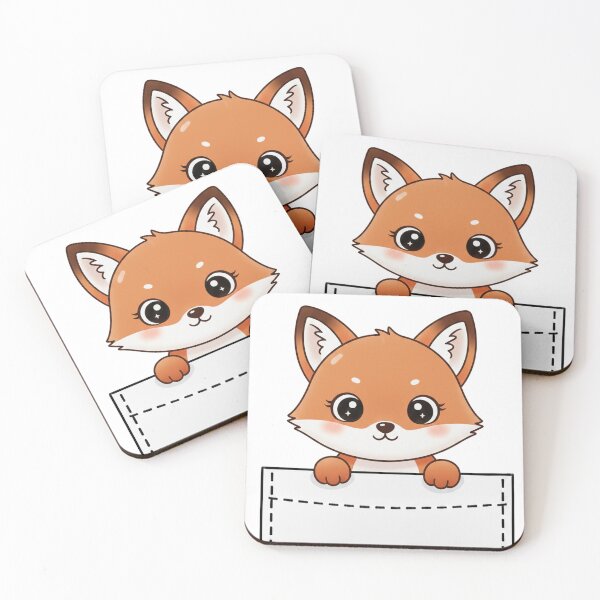 Item preview, Cute Pocket Fox designed and sold by  Side Quest Studio.