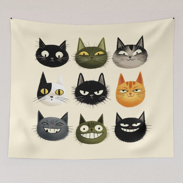 Item preview, Cheeky Cats designed and sold by bubblyrainbow.