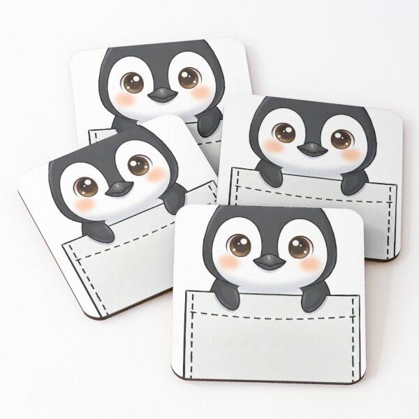 Item preview, Cute Pocket Penguin designed and sold by  Side Quest Studio.