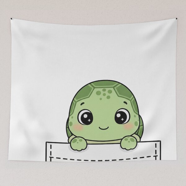 Item preview, Cute Pocket Turtle designed and sold by  Side Quest Studio.