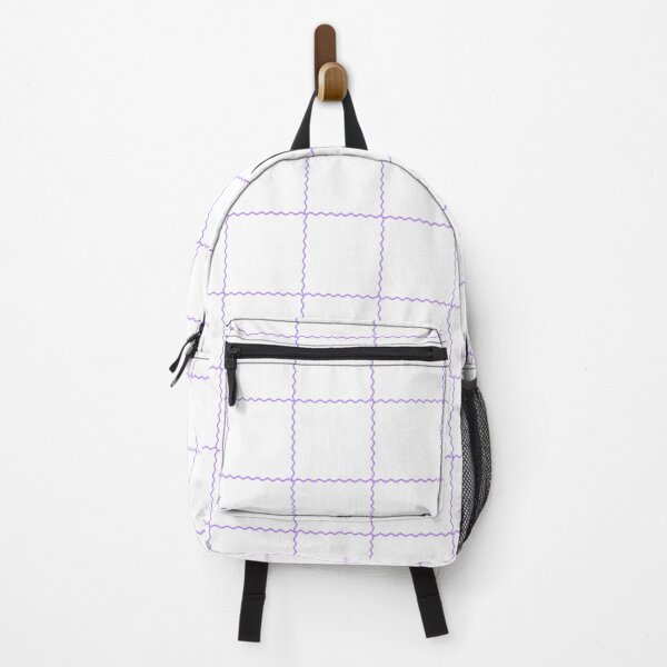 Item preview, Wave squares, cute pattern -violet and white- designed and sold by Houst-cn.