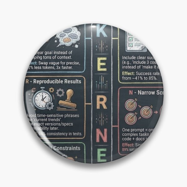 Item preview, The Kernel Poster for AI vibe coding  designed and sold by mcdis25.