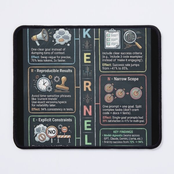 Item preview, The Kernel Poster for AI vibe coding  designed and sold by mcdis25.