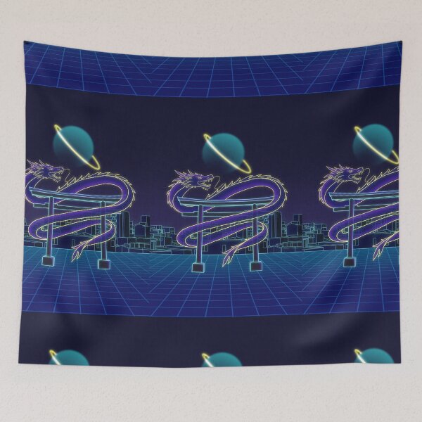 Item preview, Neon Dragon and Torii Gate designed and sold by funglazie.