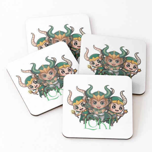 Item preview, Cute Chibi Trickster God Loki – Kawaii Norse Mythology Character designed and sold by Dospart.