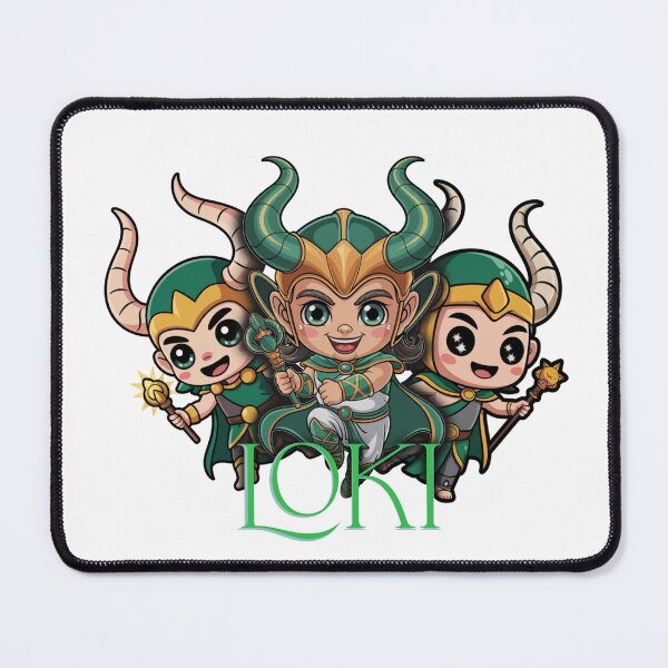 Item preview, Cute Chibi Trickster God Loki – Kawaii Norse Mythology Character designed and sold by Dospart.