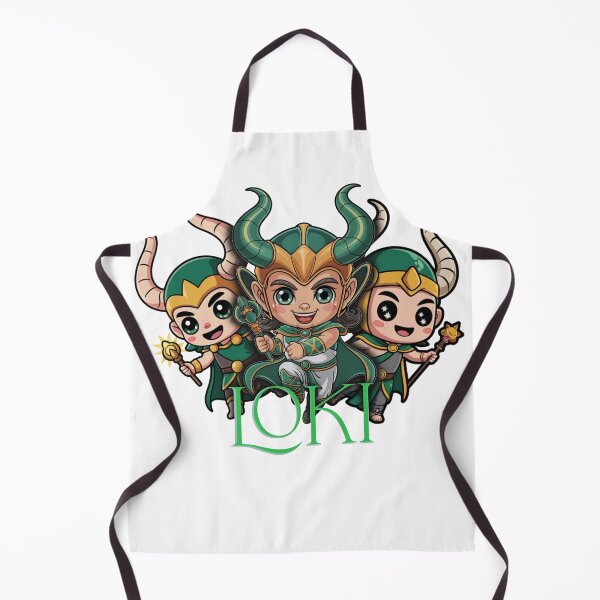 Item preview, Cute Chibi Trickster God Loki – Kawaii Norse Mythology Character designed and sold by Dospart.