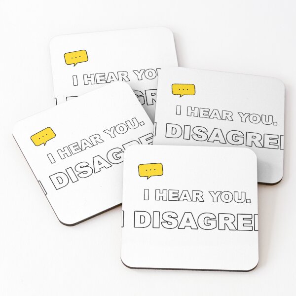 Item preview, I Hear You I Disagree Funny Sarcastic Meme Sticker designed and sold by eyyow.