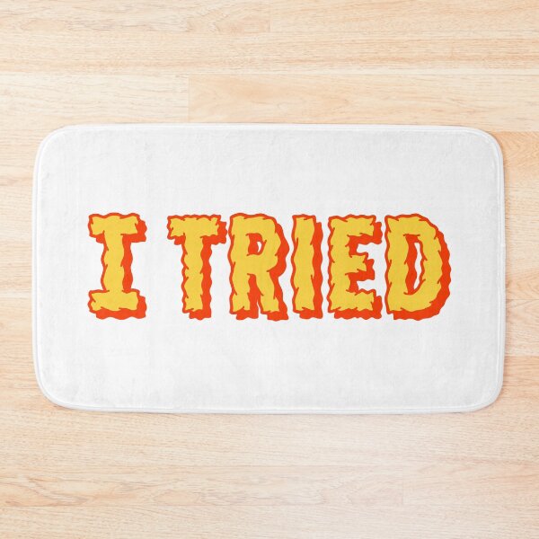 Item preview, I Tried, Yellow designed and sold by Memes N Lore .
