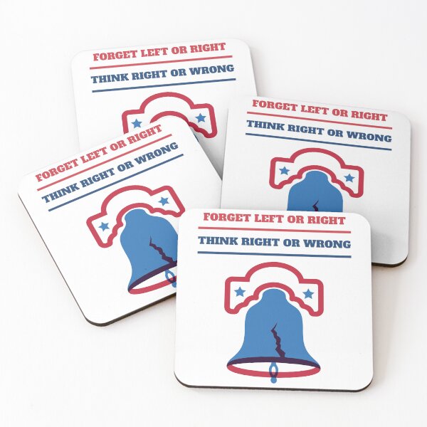 Item preview, Forget left or right, think right or wrong. designed and sold by KenjaApparel.
