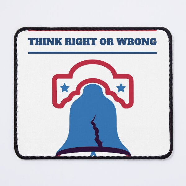 Item preview, Forget left or right, think right or wrong. designed and sold by KenjaApparel.