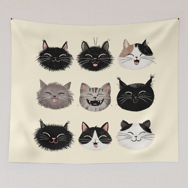 Item preview, Fun Cats designed and sold by bubblyrainbow.