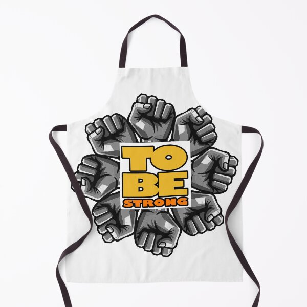 Item preview, to be Strong – grey Power Fist Motivational Typography Design designed and sold by ironpalette.