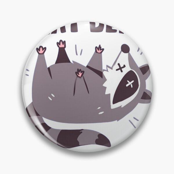 Artikelvorschau, Lifehack: Totstellen, um Verantwortung zu vermeiden (Waschbär) entworfen und verkauft von JossDesign15.