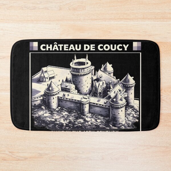 Item preview, Château De Coucy France - Blown Up 1917 | Duotone Risograph Print designed and sold by WAUZ.