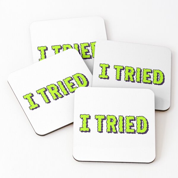 Item preview, I Tried, Green designed and sold by Memes N Lore .