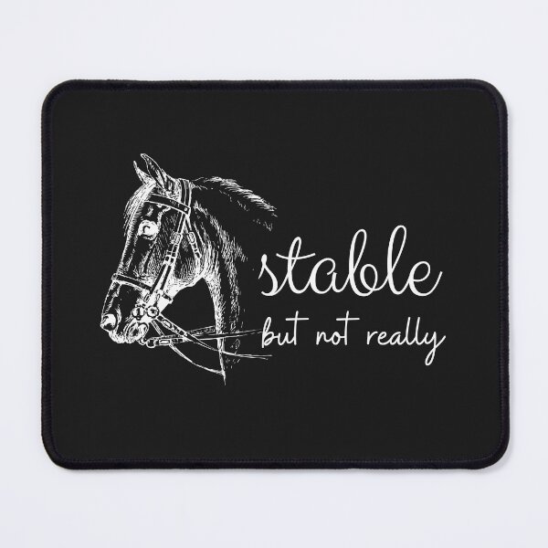 Item preview, Stable But Not Really Funny Horse Girl Barn Life designed and sold by faridman.