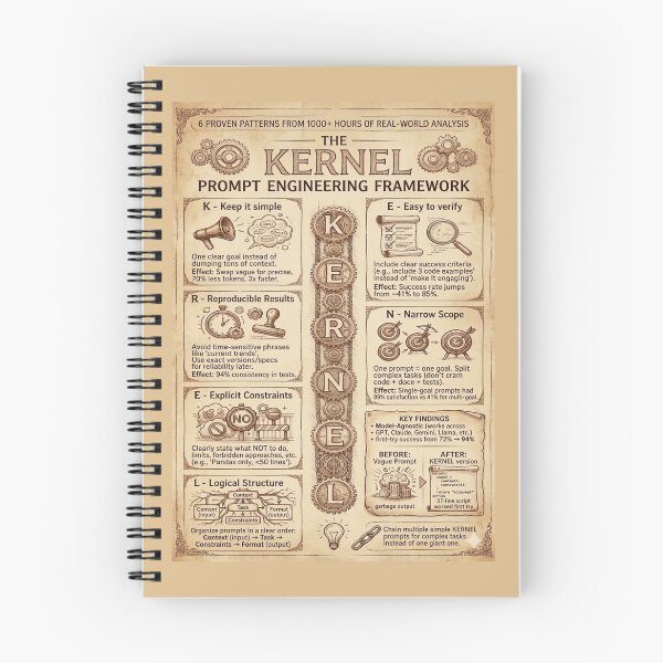 Item preview, The KERNEL Prompt Engineering Framework for AI designed and sold by mcdis25.