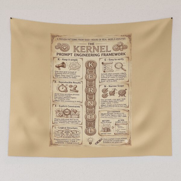Item preview, The KERNEL Prompt Engineering Framework for AI designed and sold by mcdis25.