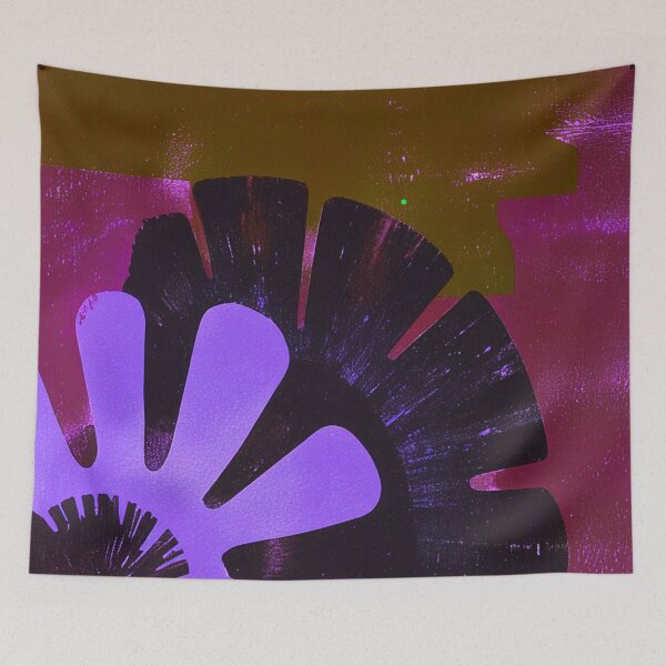 Item preview, Vibrant Modern Floral Abstraction designed and sold by joycrysstudio.