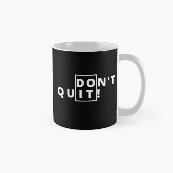 Item preview, Don't Quit Motivational Typography Design designed and sold by FloraMyst.