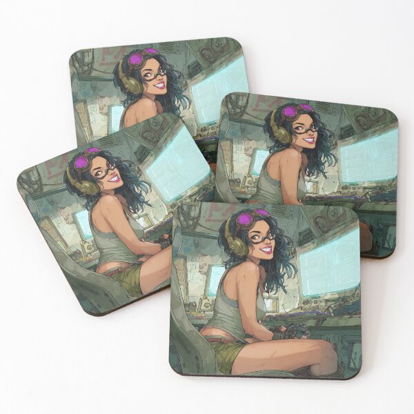 Item preview, gaming girl cyberpunk style designed and sold by lssquare.