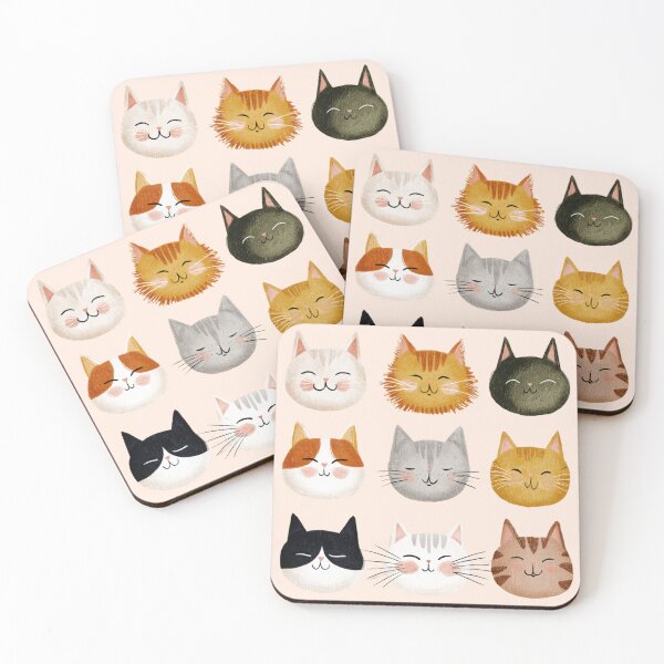 Item preview, Laughing Cats designed and sold by bubblyrainbow.