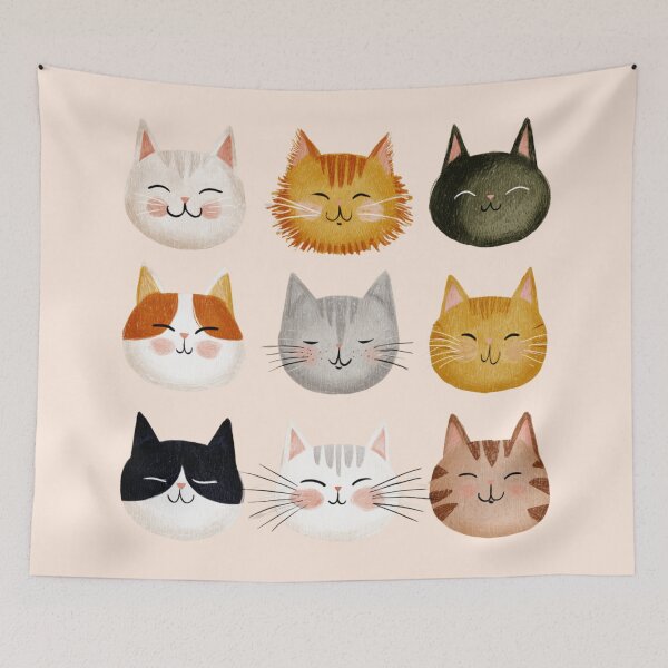 Item preview, Laughing Cats designed and sold by bubblyrainbow.