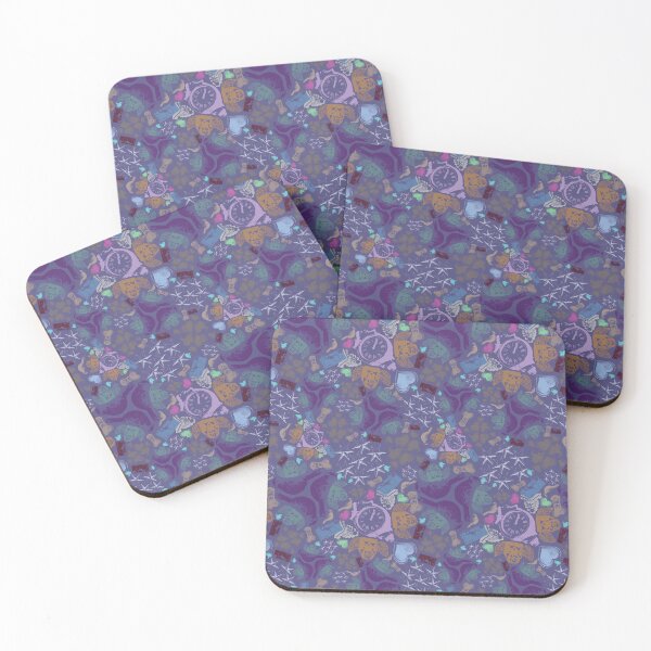 Item preview, Travel Snapshots Scatter 2 on Periwinkle designed and sold by Digitalmyth's Designs.